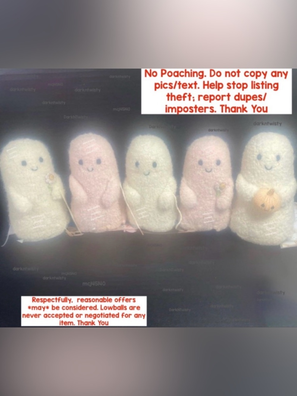 *UPDATE* BNWT CUDDLE & KIND BOUCLE 5 PIECE FULL SET GHOSTS BLUSH AND CREAM